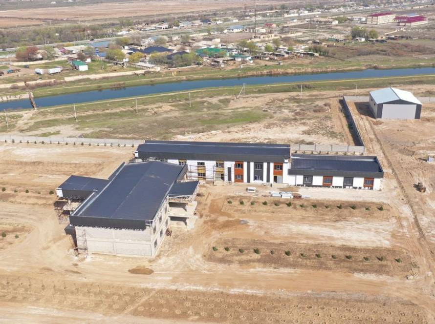 Строительство завода Казкрахмал